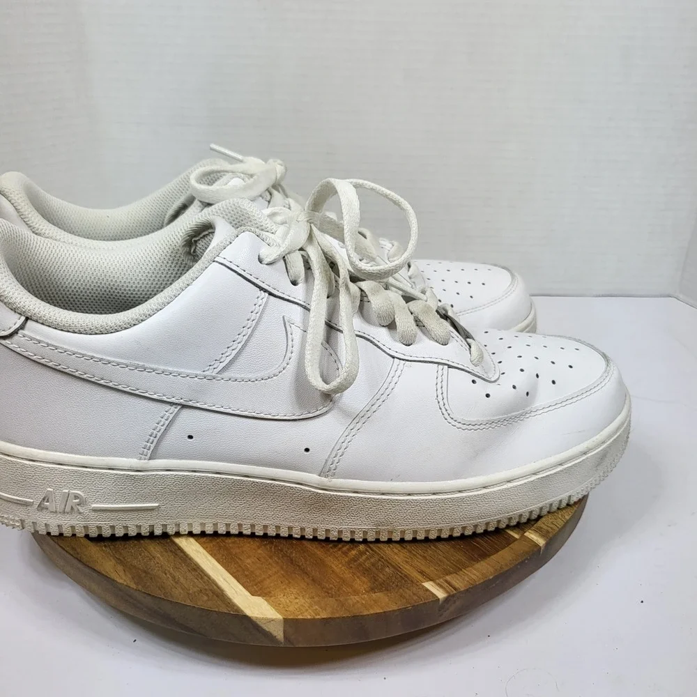Nike Air Force 1 07 Mens Size 12 White Good DD8959-100 Triple‎ White Low Top